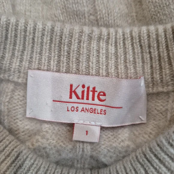 KILTE Cashmere Sweater, Size Small Like New - Picture 6 of 8